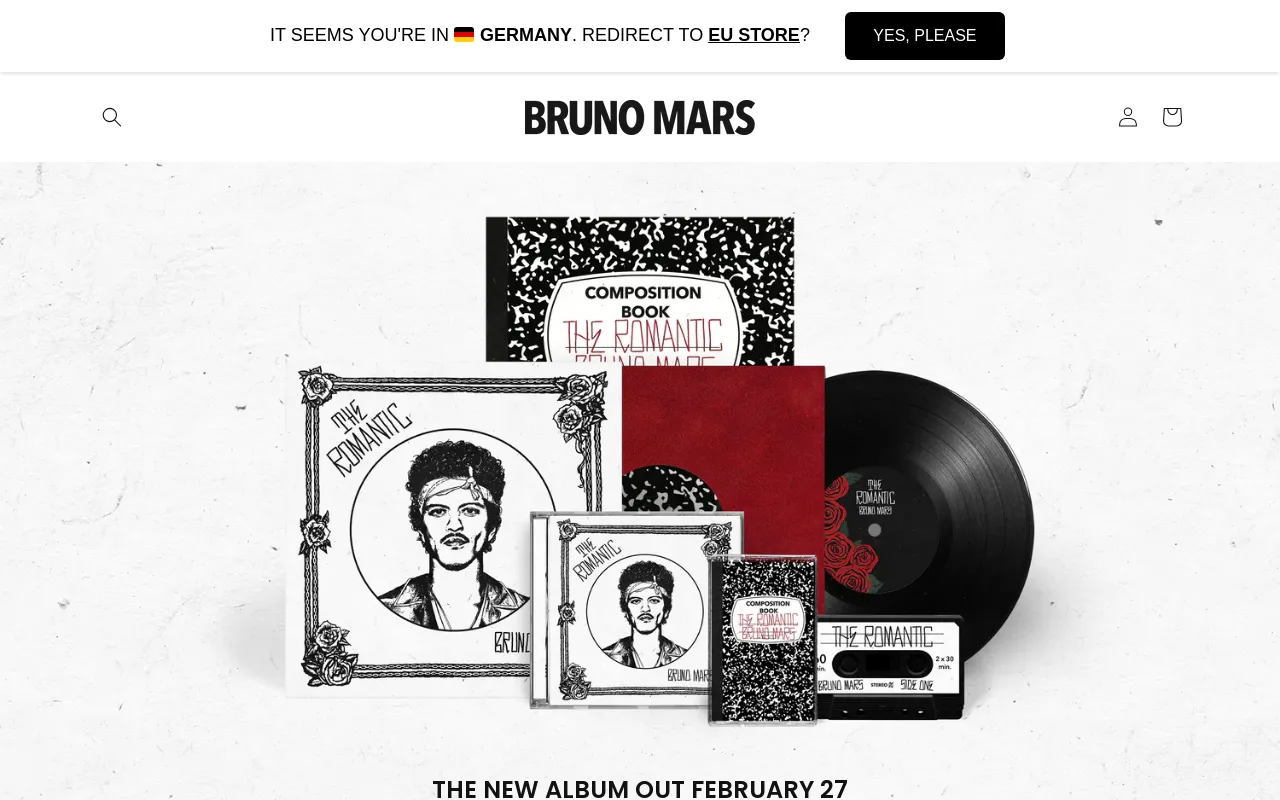 Bruno Mars screenshot