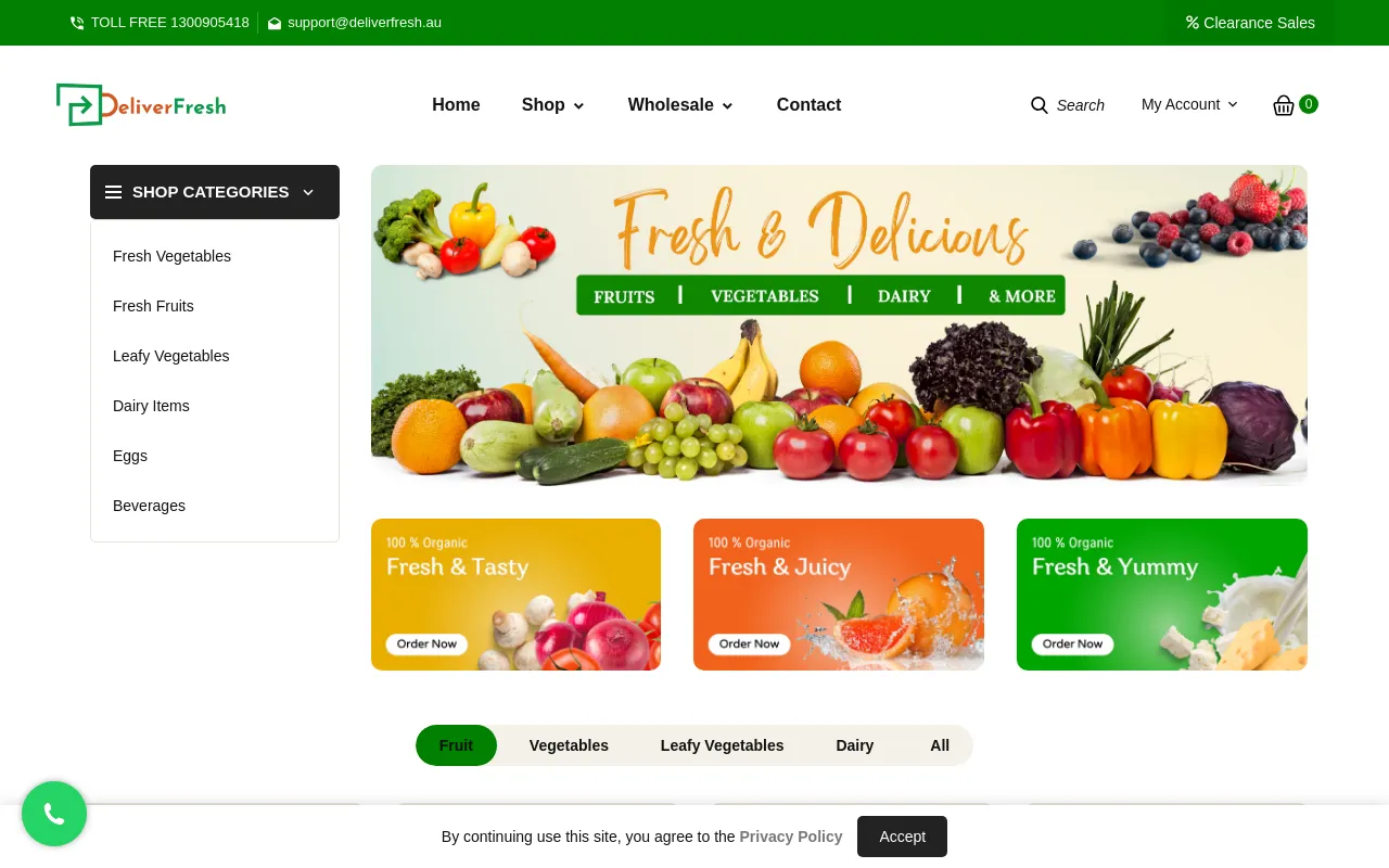 DeliverFresh screenshot
