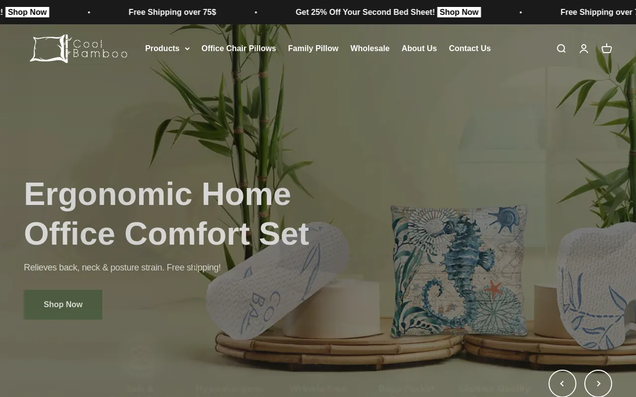 Cool Bamboo Store screenshot
