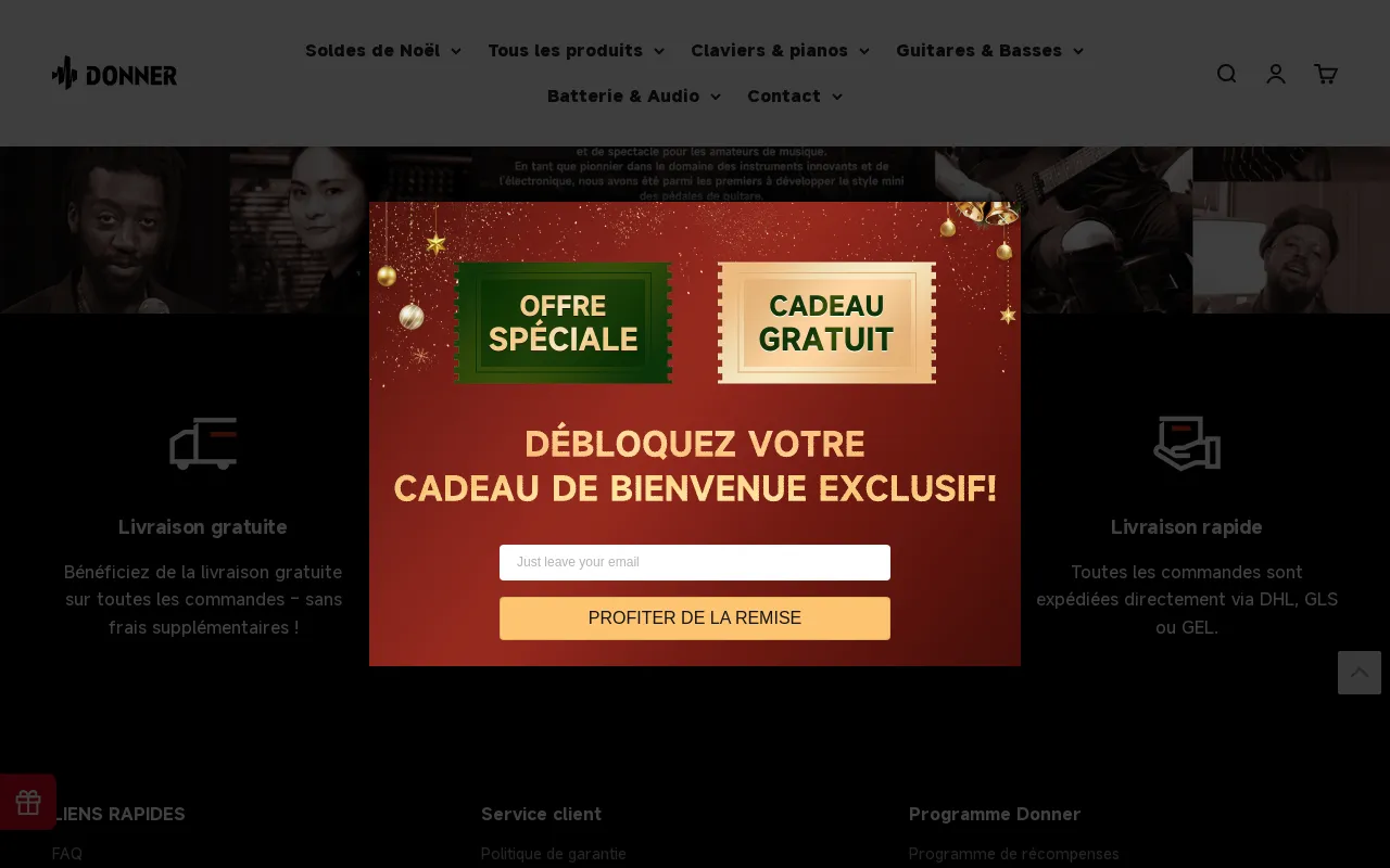 Donner® Musique FR screenshot