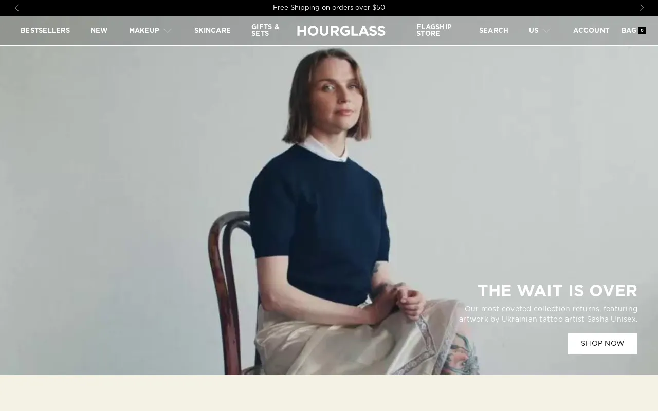 Hourglass Cosmetics screenshot