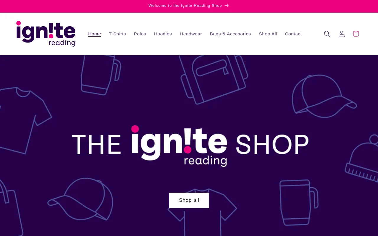 Ignite Reading Swag Store by Merchloop screenshot