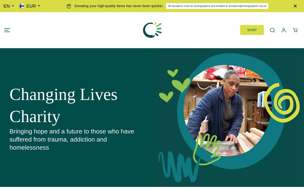 Changing Lives Charity screenshot