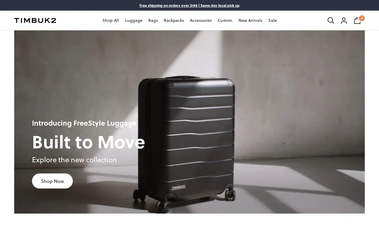 Timbuk2 Canada screenshot