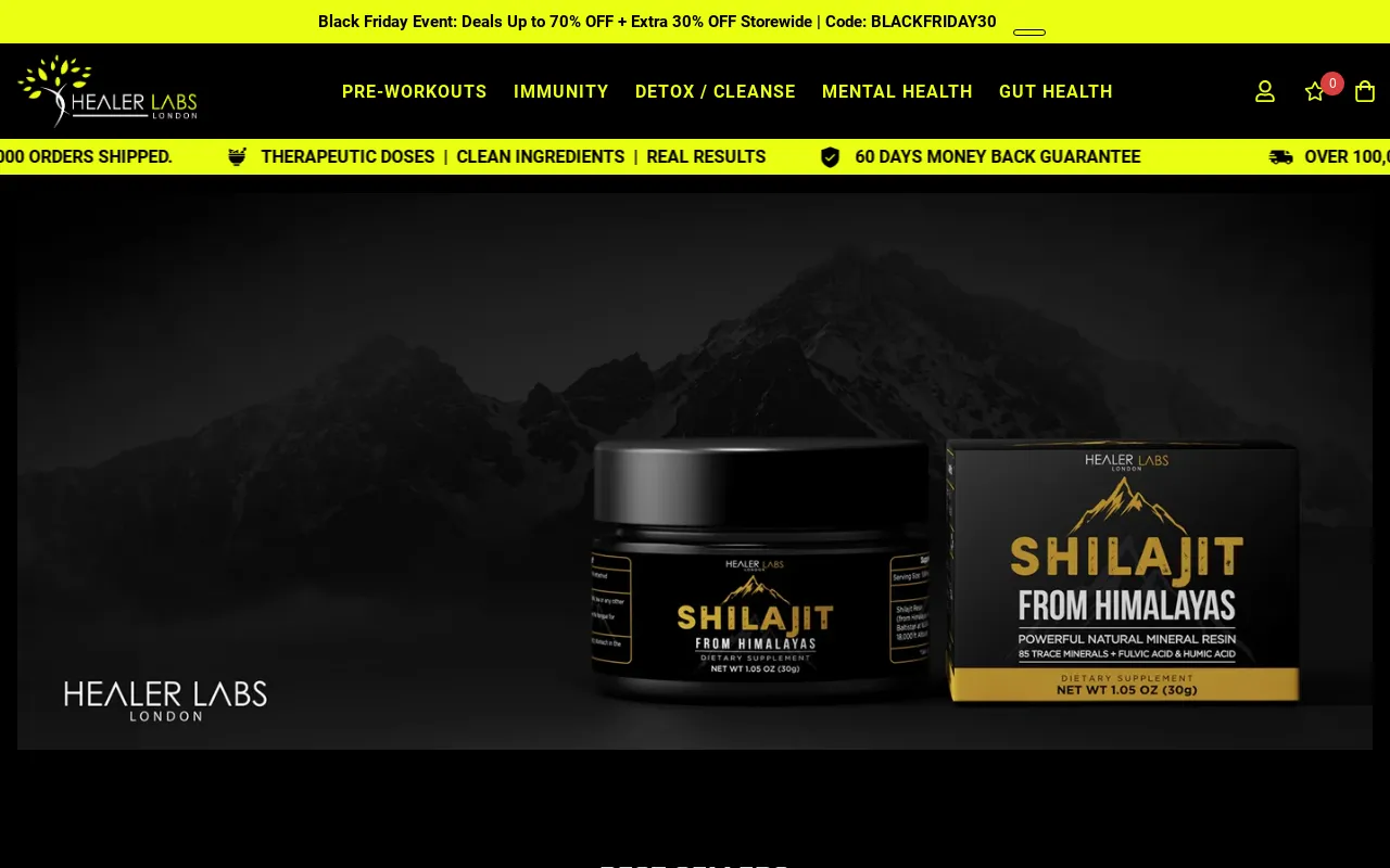 Healer Labs London screenshot