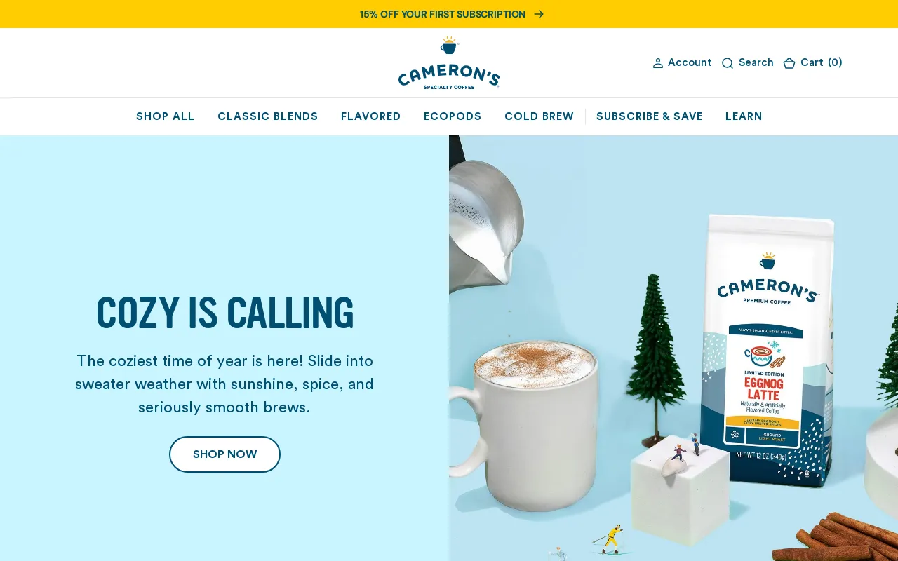 Cameron's Coffee screenshot