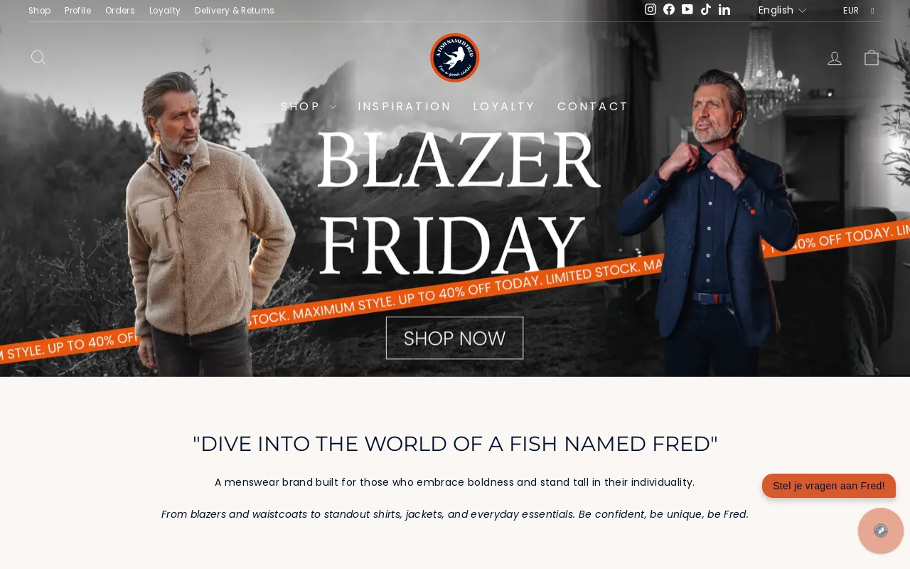 A fish named Fred screenshot