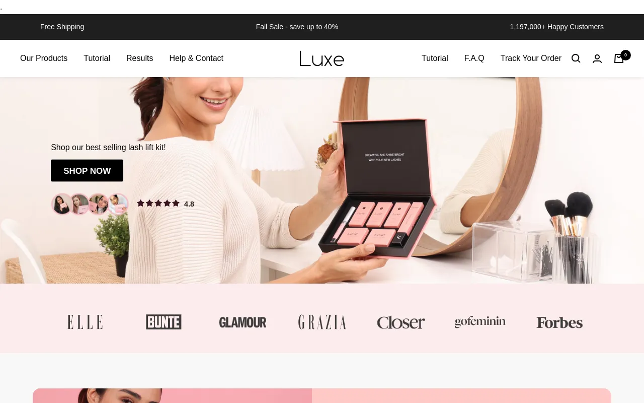 Luxe Cosmetics US screenshot