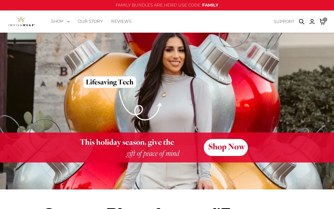 invisaWear® screenshot