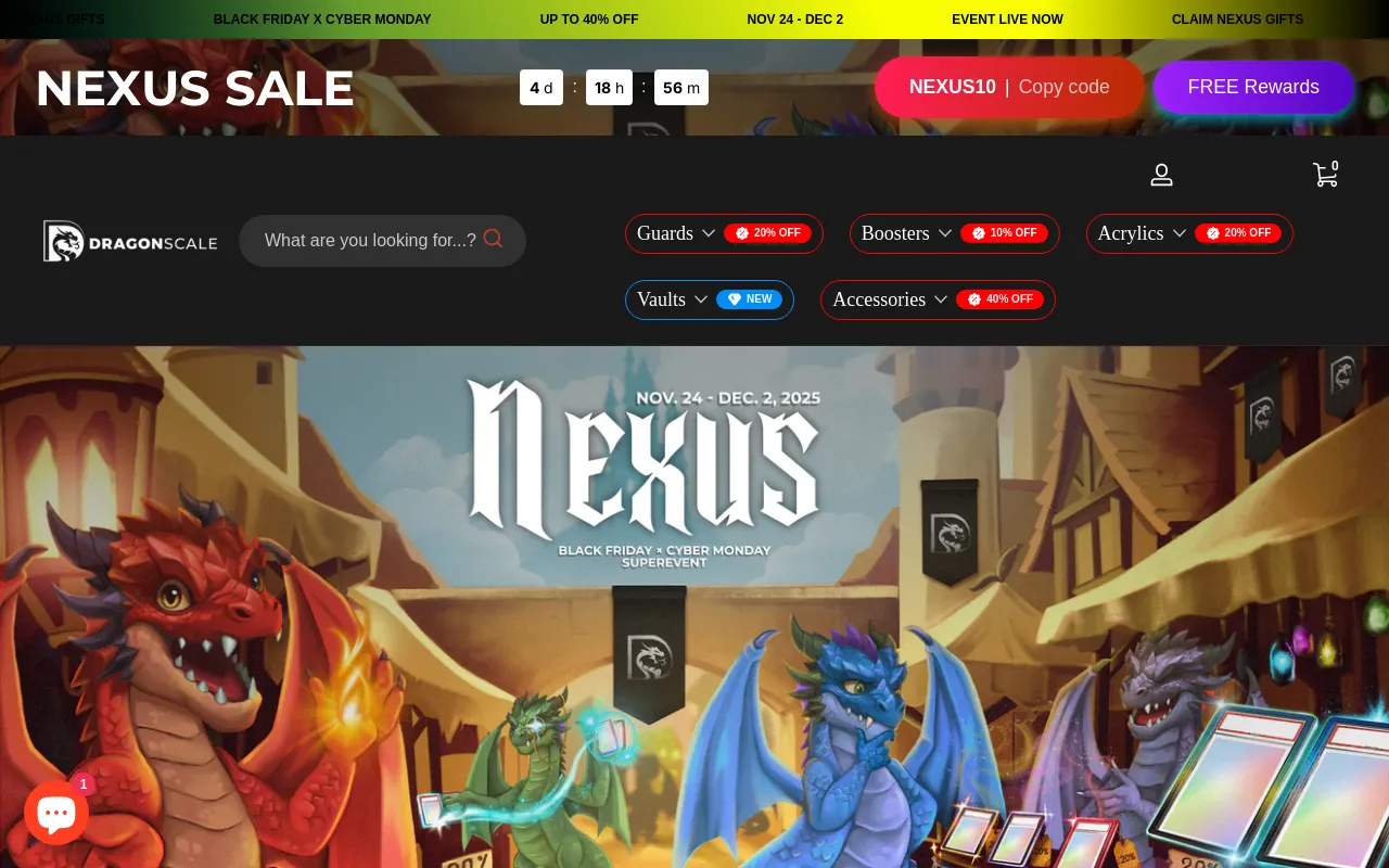 Dragonscale | Collectors Cases & Supplies screenshot