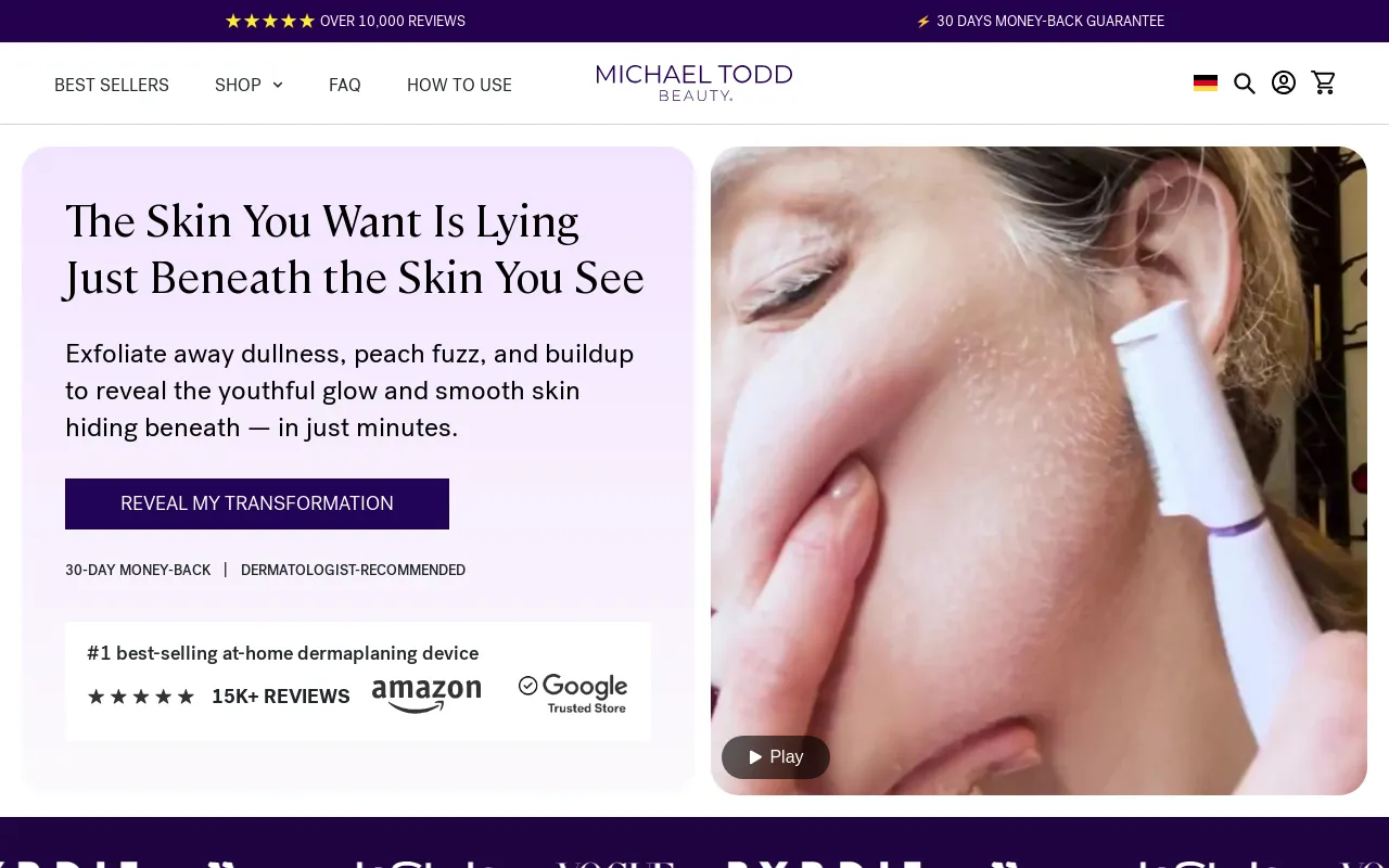 Michael Todd Beauty screenshot