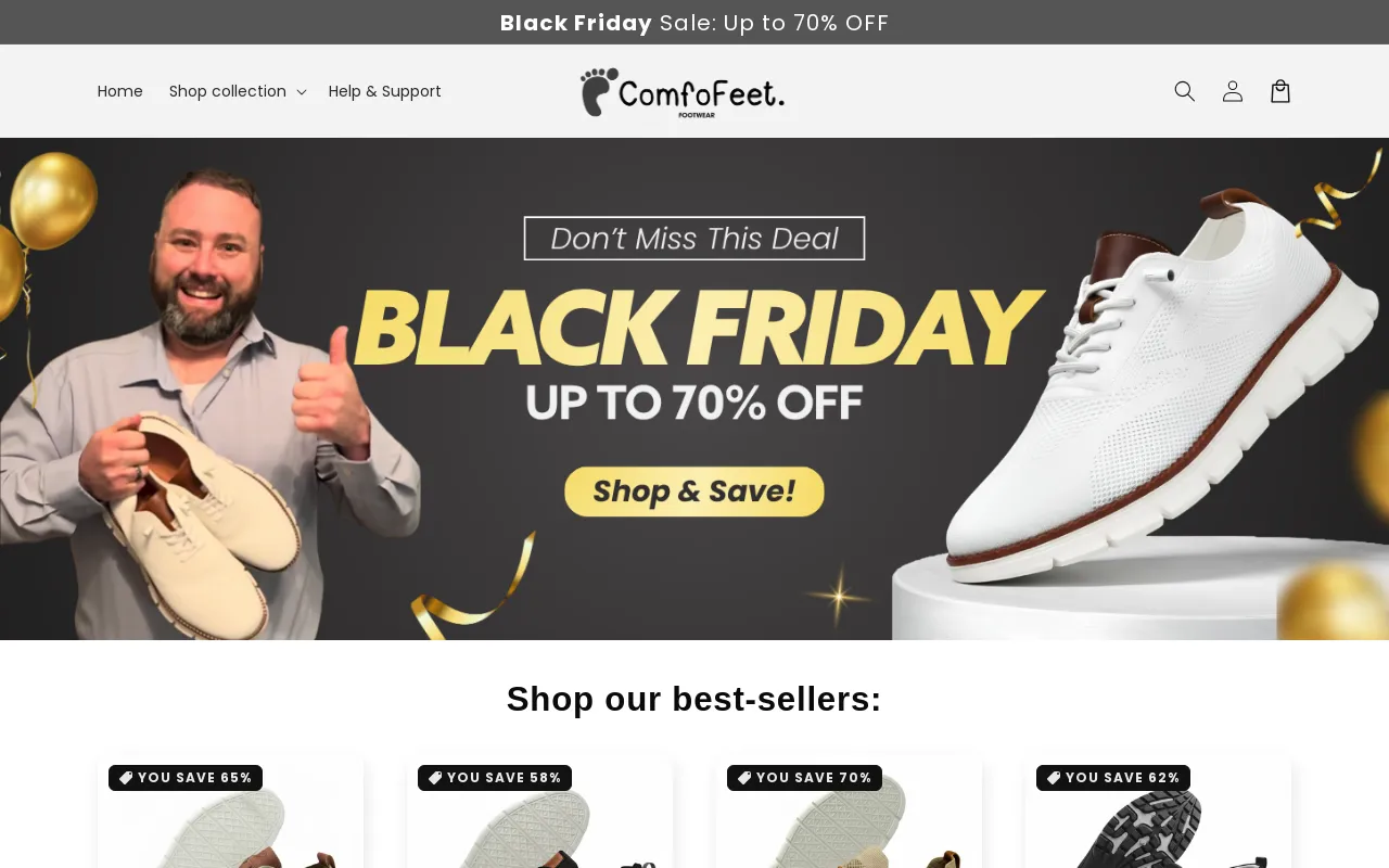 ComfoFeet screenshot