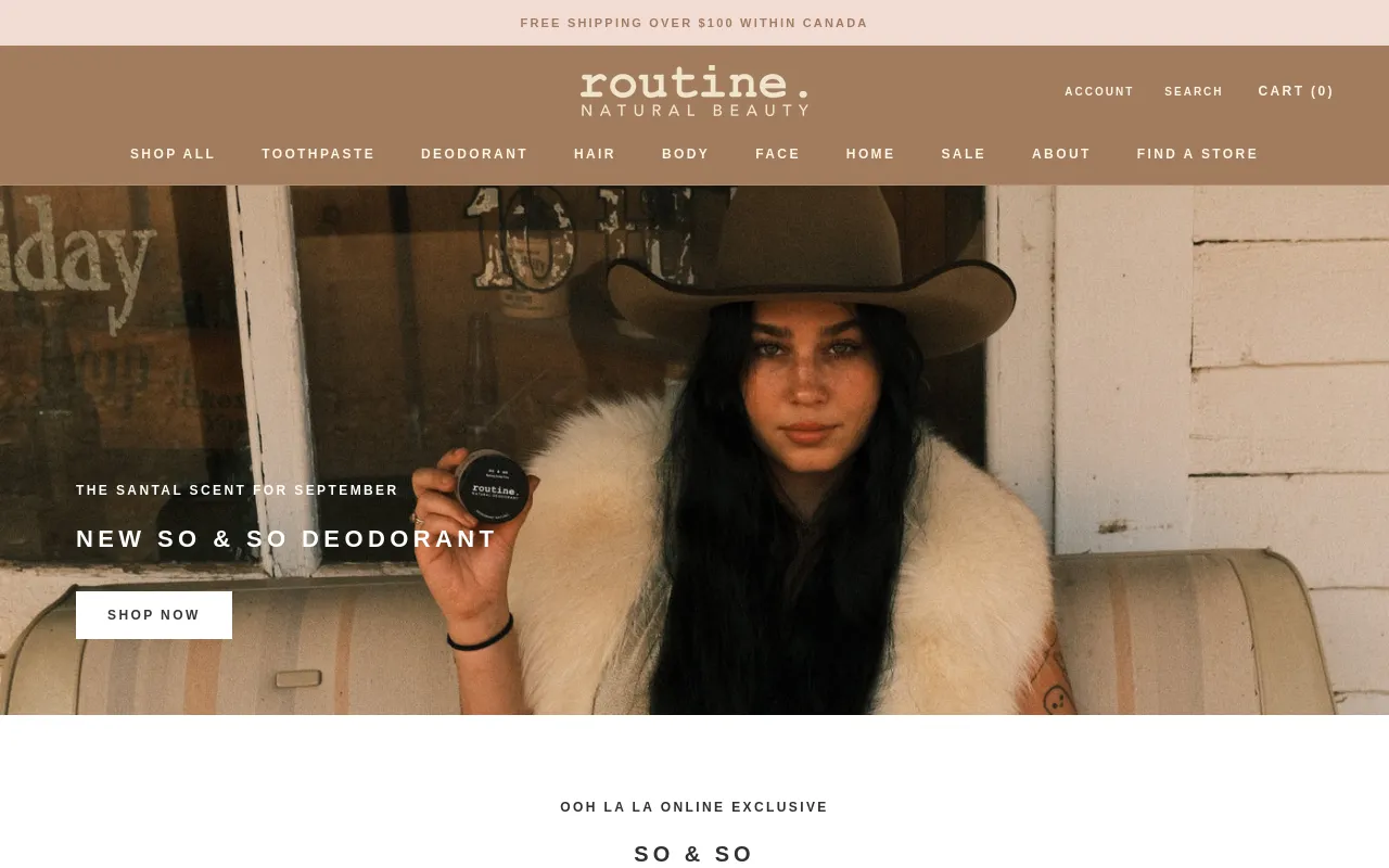 Routine Natural Beauty screenshot