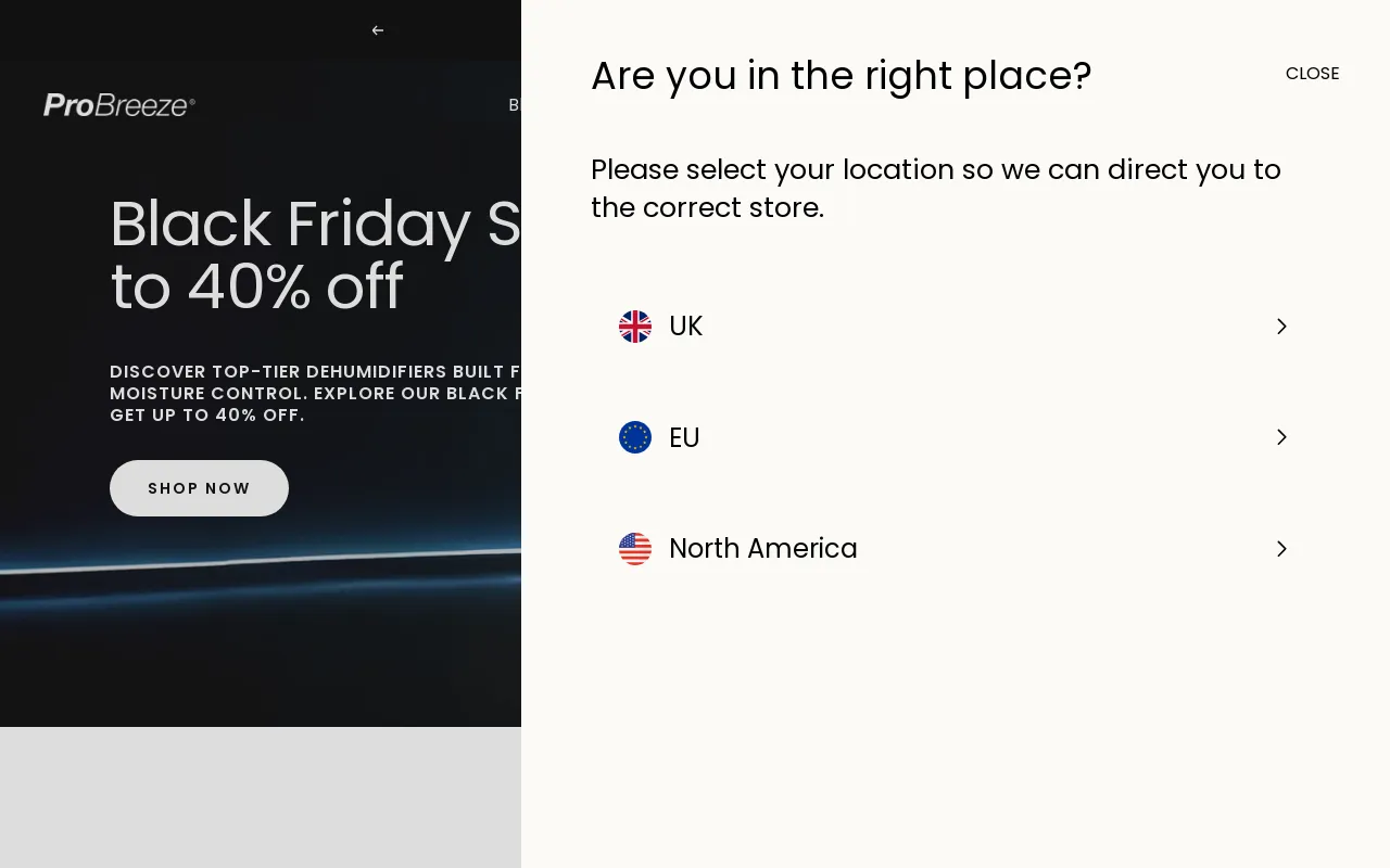 Pro Breeze EU screenshot