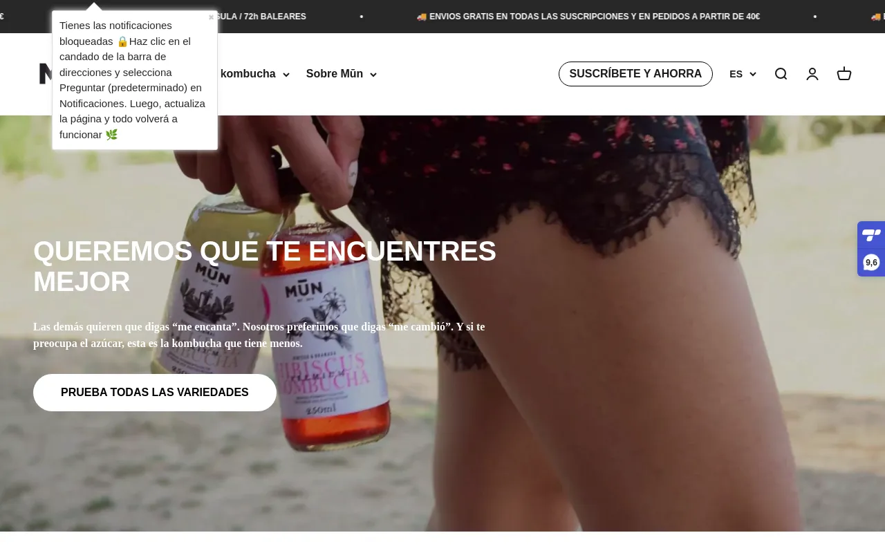 MUN KOMBUCHA screenshot