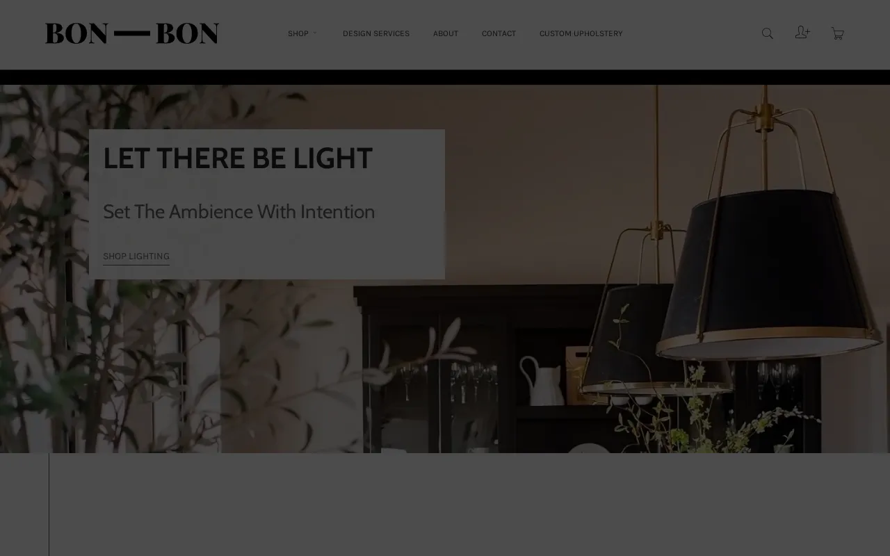 Bon Bon website screenshot