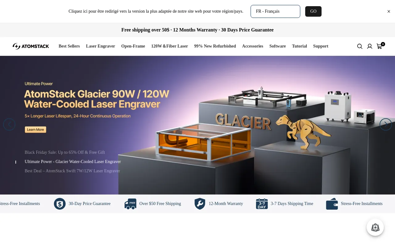 AtomStack screenshot