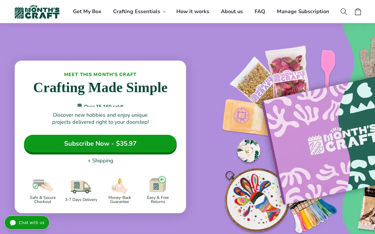 This Months Craft screenshot