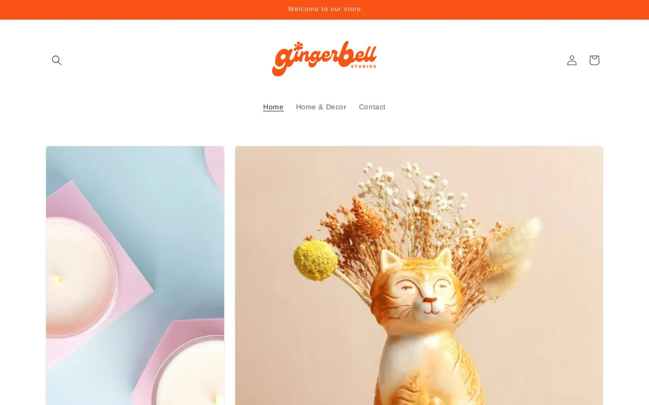www.gingerbell.co.uk website screenshot