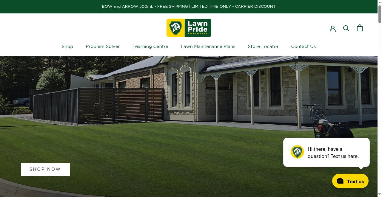 Lawnpride Australia screenshot