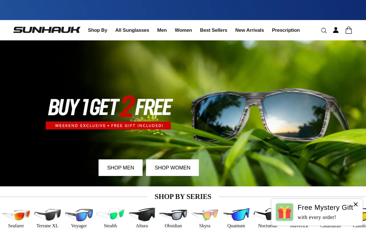 Sunhauk Eyewear screenshot