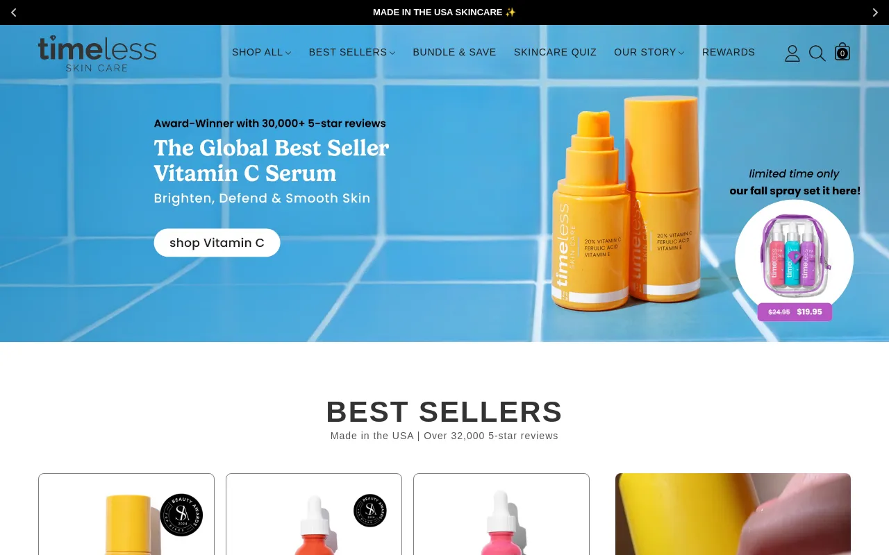 Timeless Skin Care screenshot