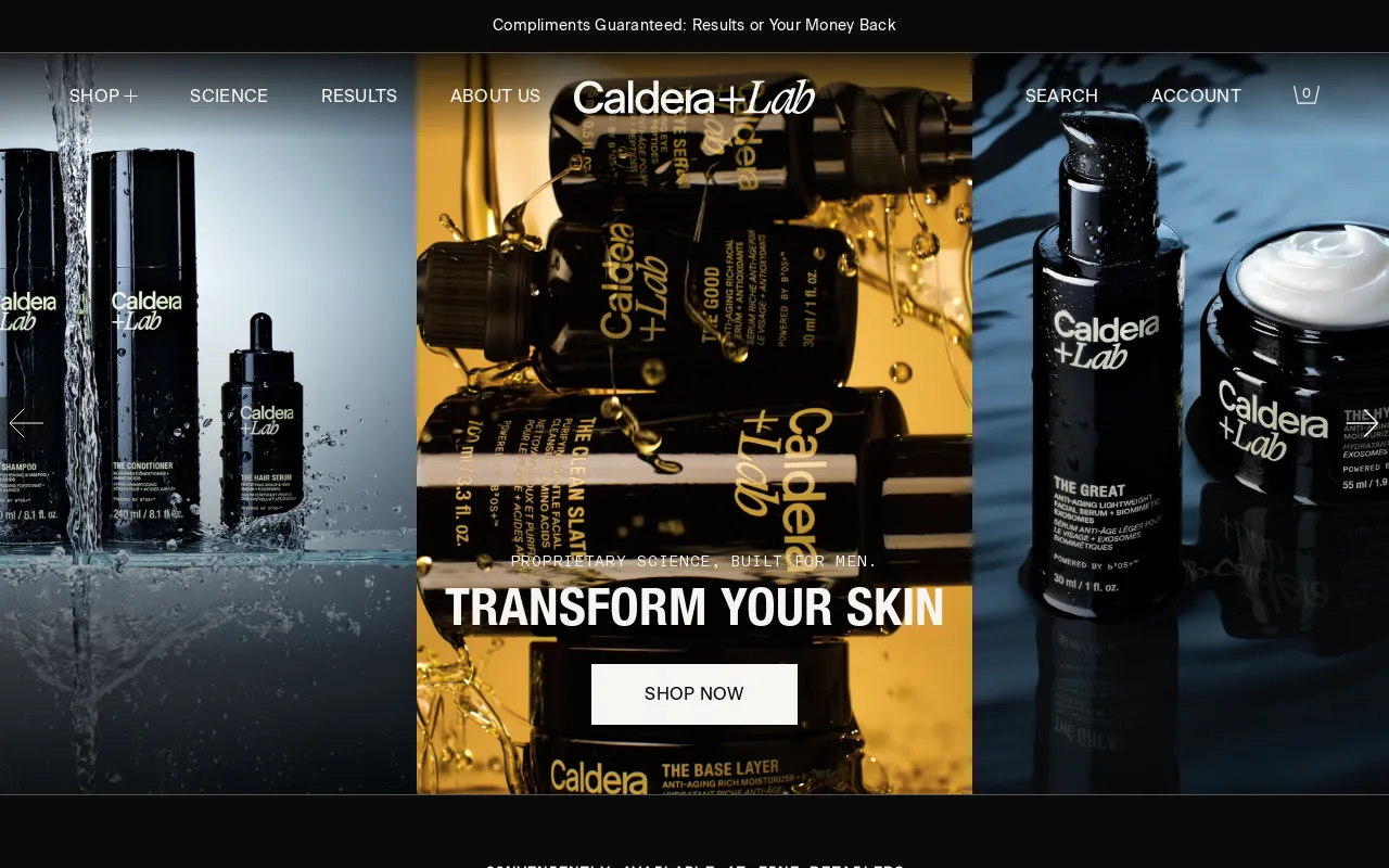 Caldera + Lab screenshot