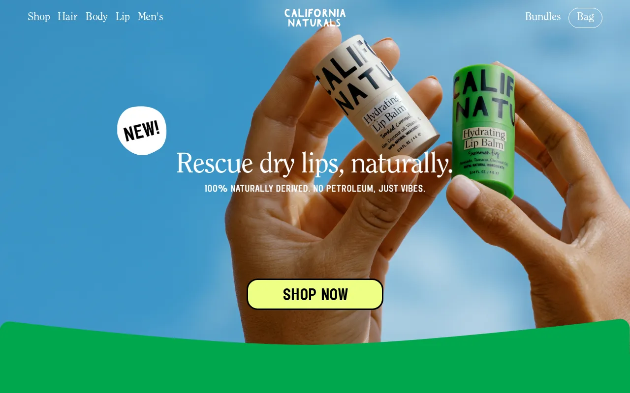 California Naturals screenshot