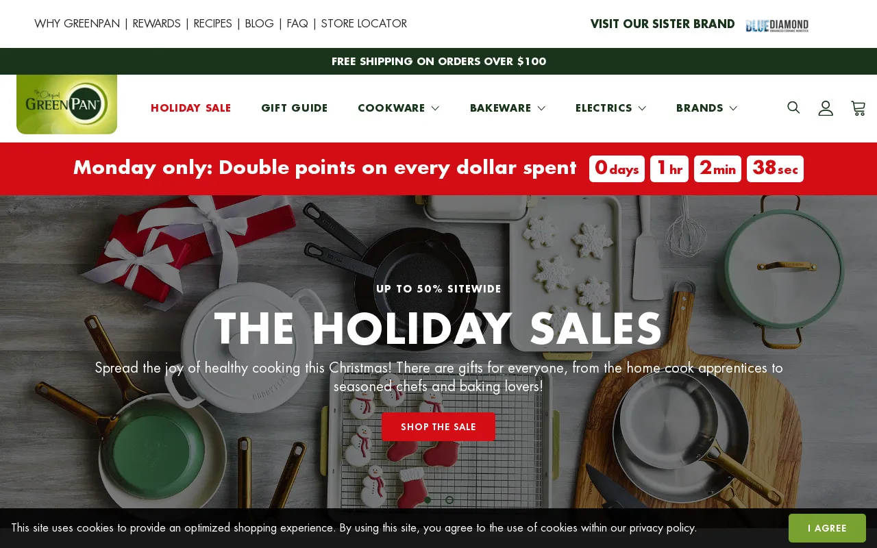 GreenPan Australia screenshot