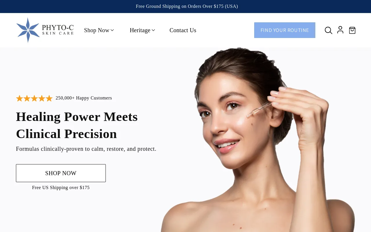 Phyto website screenshot