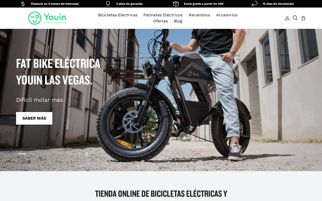 Youin website screenshot