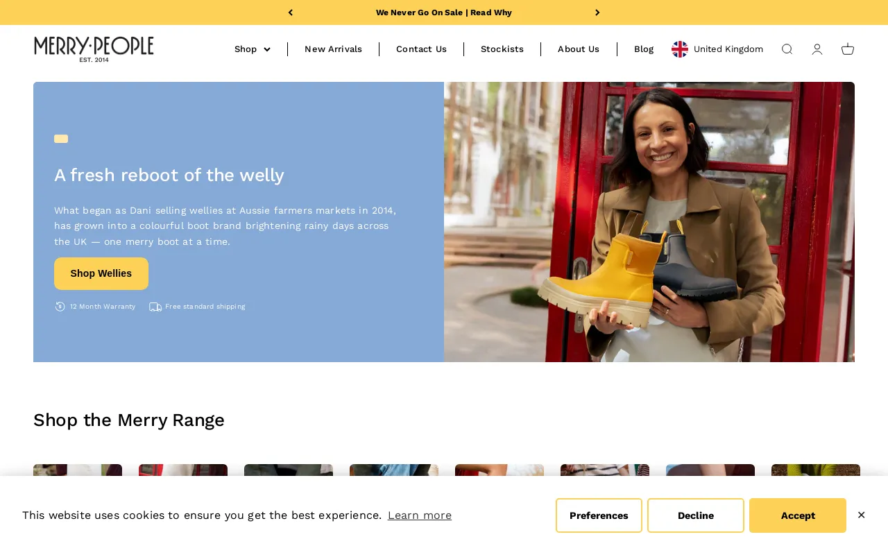 Merry People UK screenshot