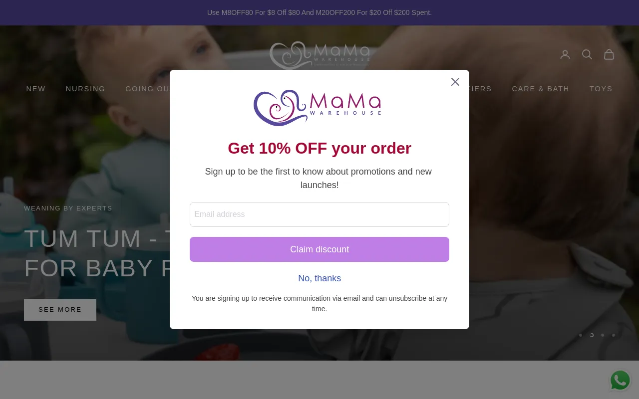 Mama Warehouse screenshot