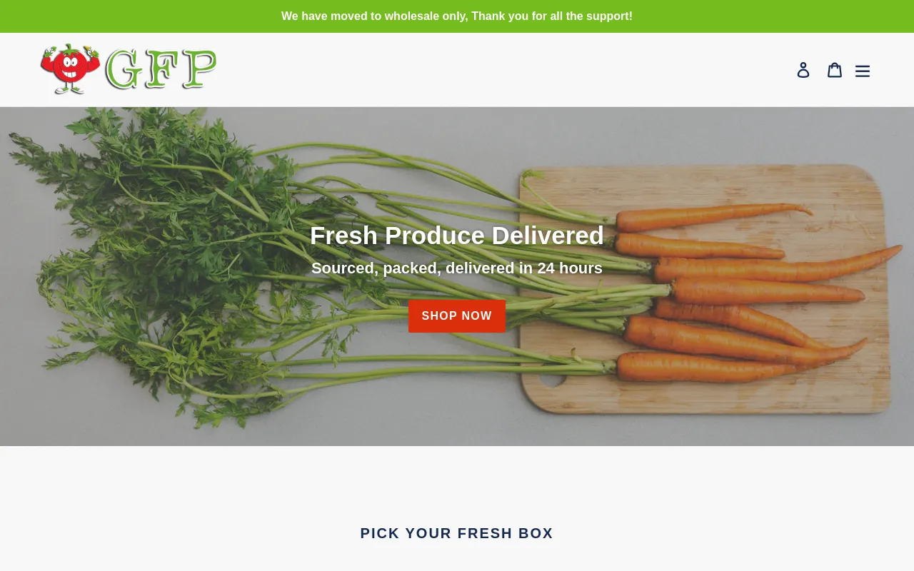 GFP Delivered screenshot