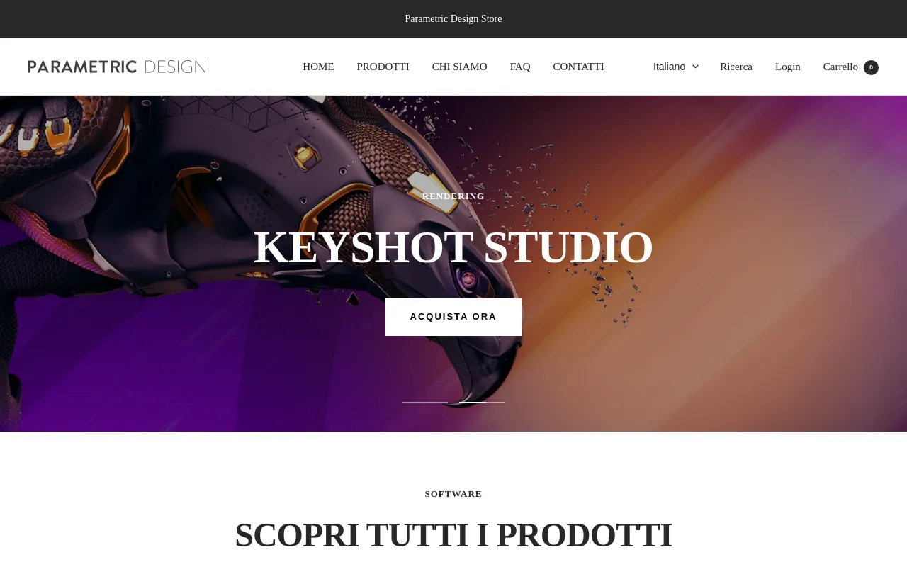 Parametric Design website screenshot