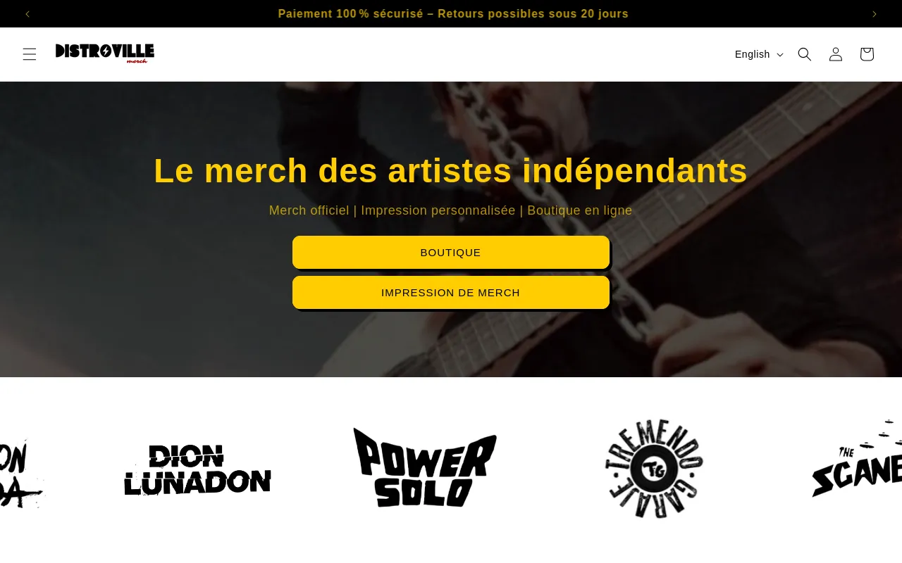 distroville.com screenshot