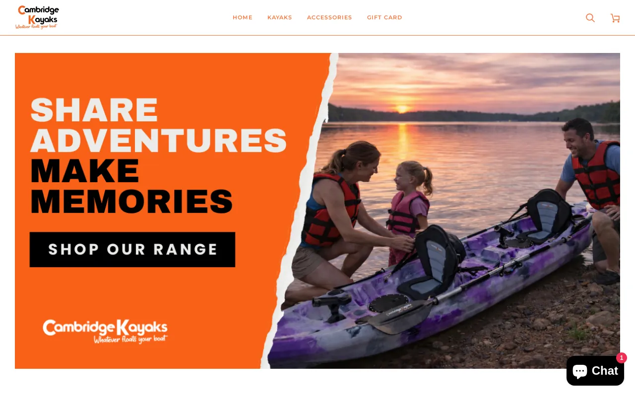 Cambridge Kayaks screenshot