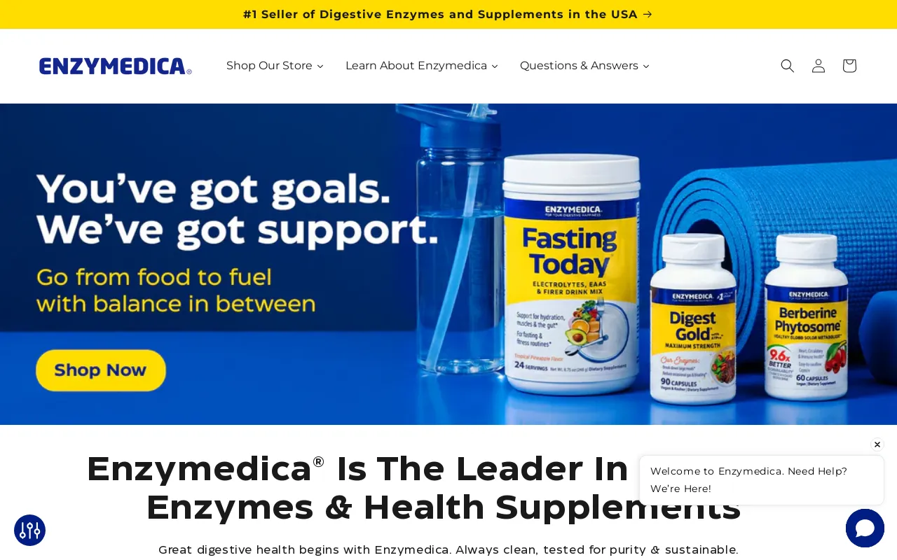 Enzymedica® screenshot