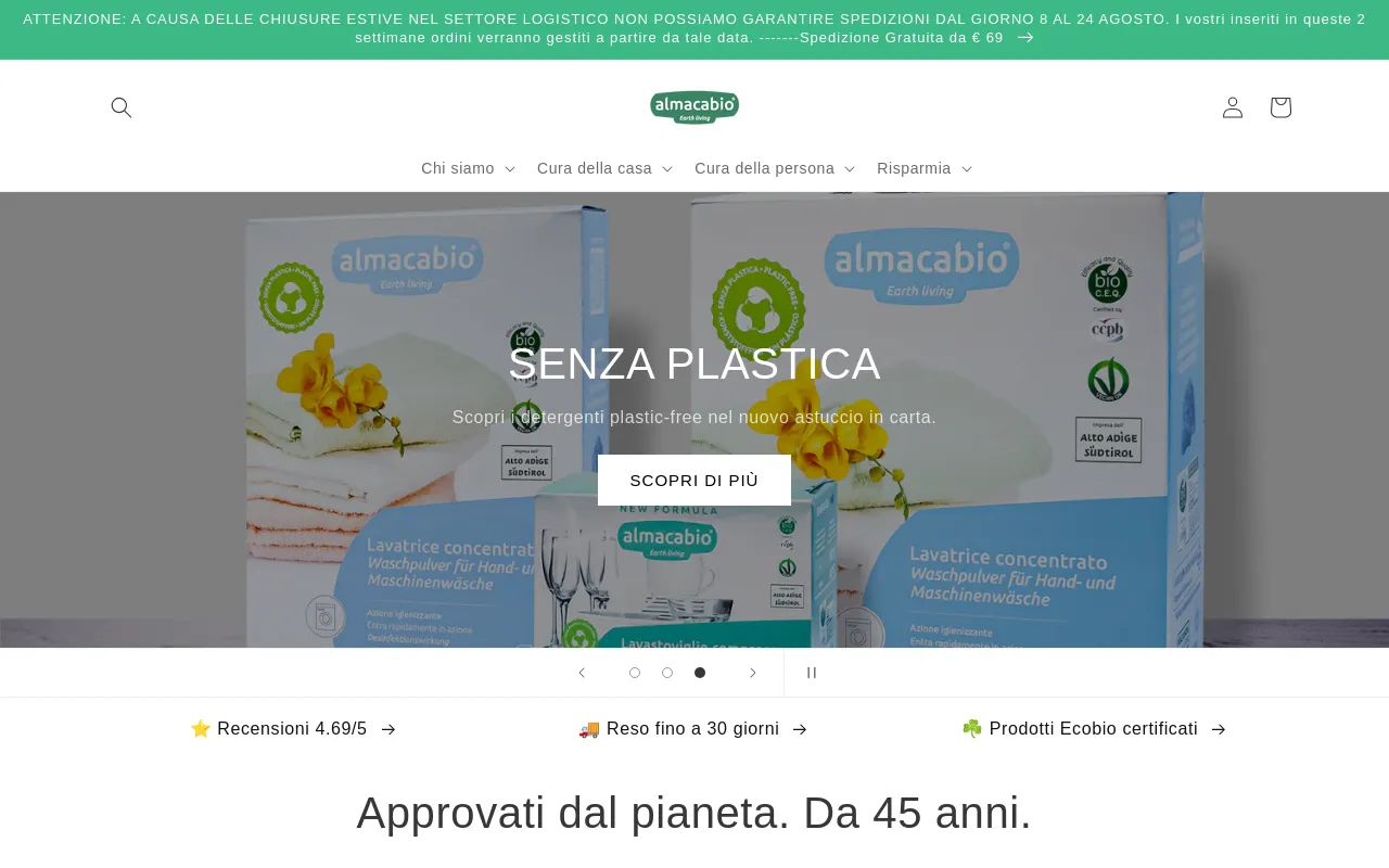 almacabio.myshopify.com screenshot