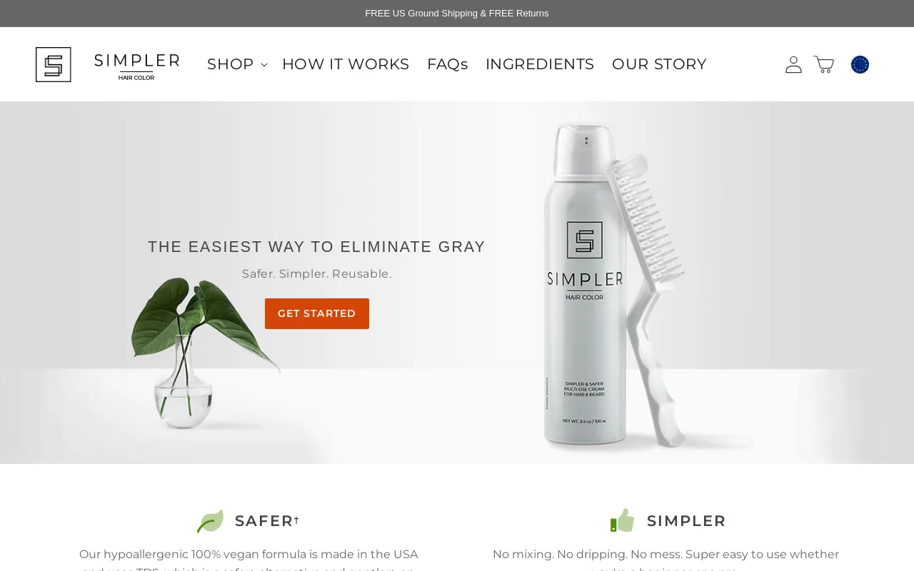 SIMPLER HAIR COLOR screenshot