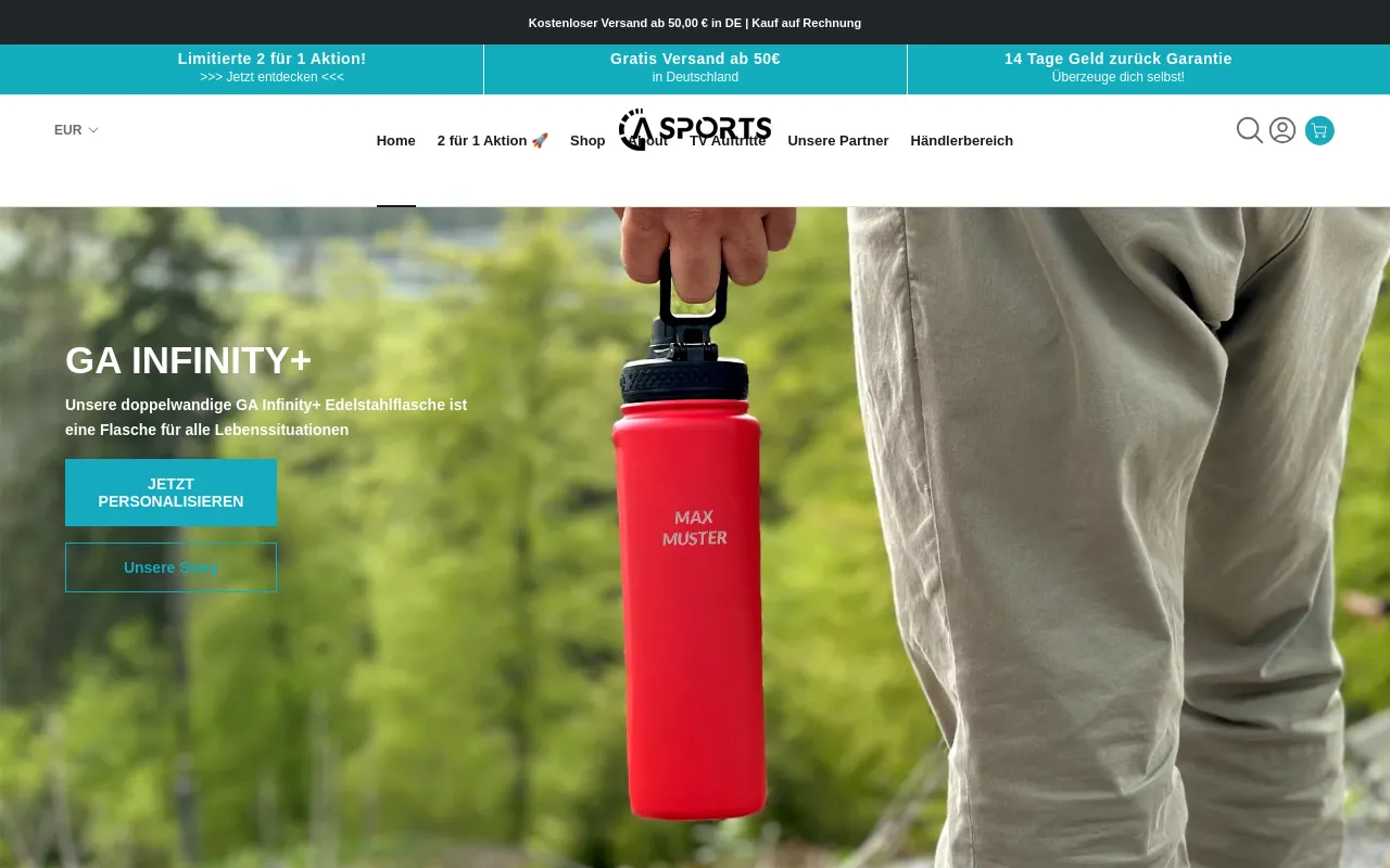 www.ga-shaker.com screenshot