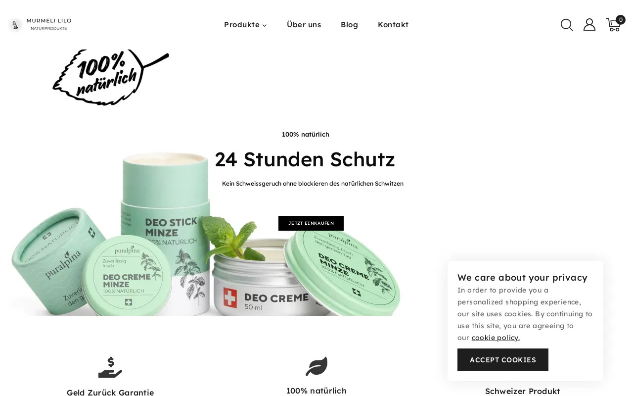 Murmeli Lilo website screenshot