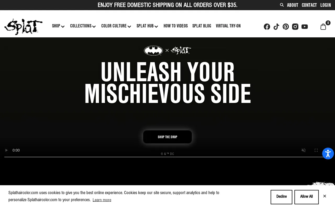 Splat Hair Color screenshot