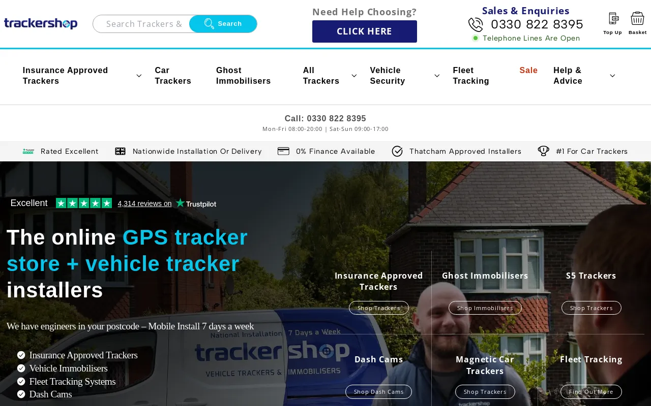 Trackershop screenshot