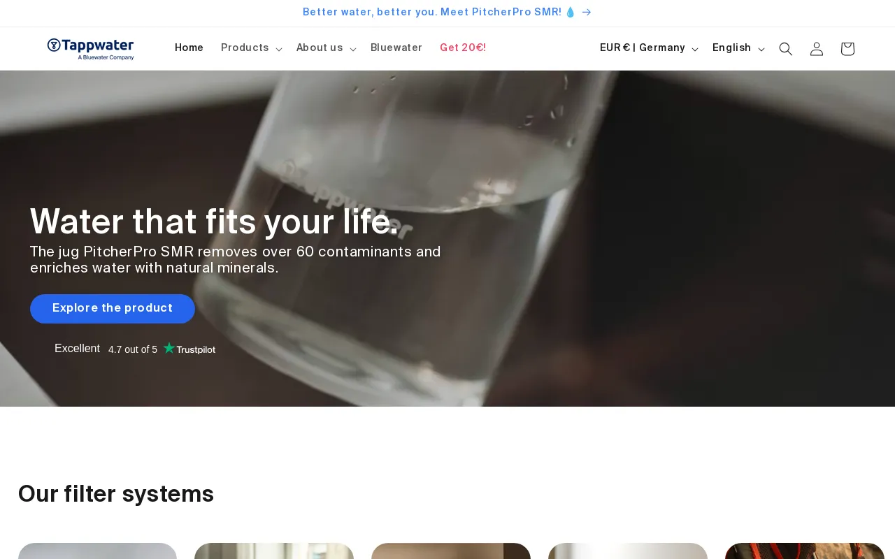 Tappwater screenshot