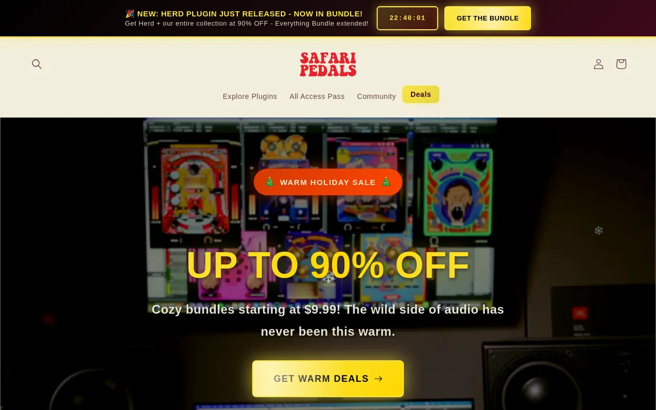 Safari Pedals screenshot