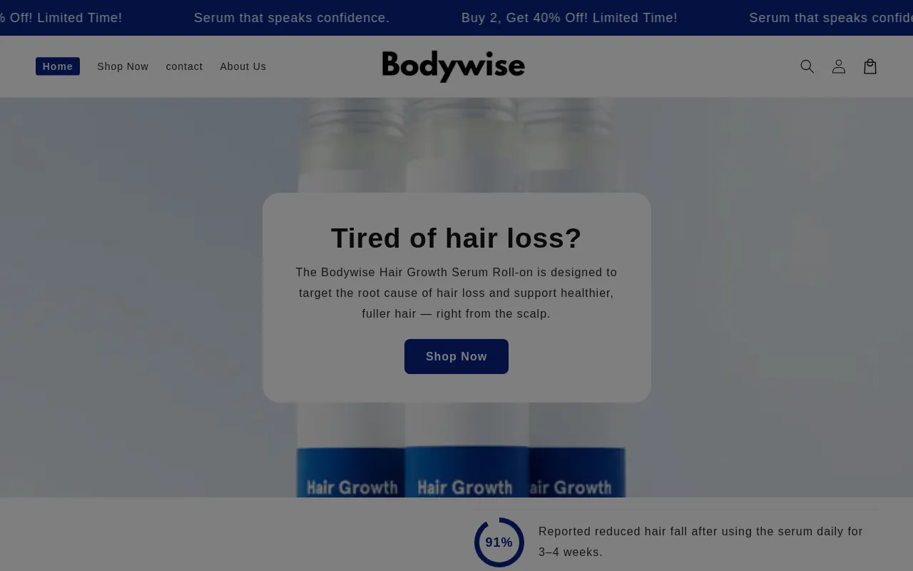 Bodywise screenshot