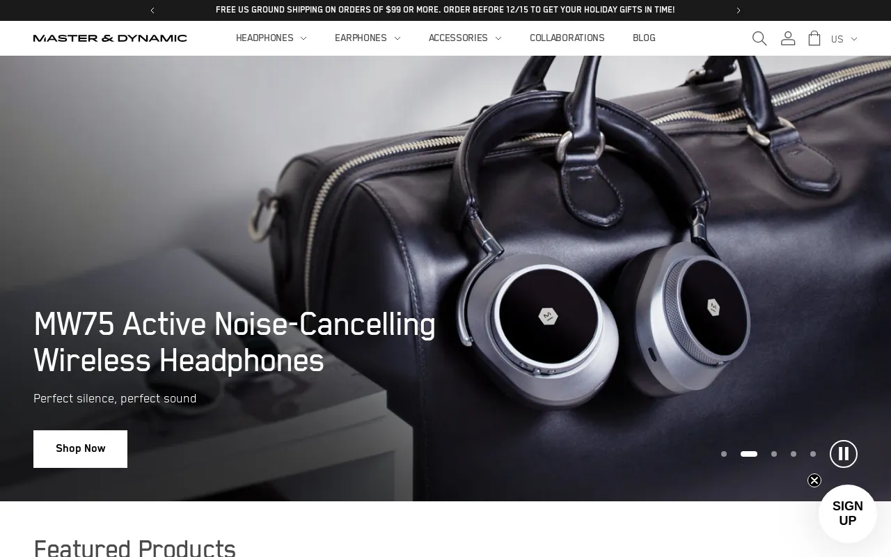 Master & Dynamic screenshot