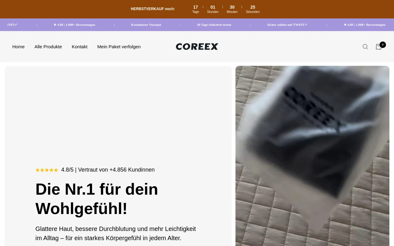 COREEX screenshot