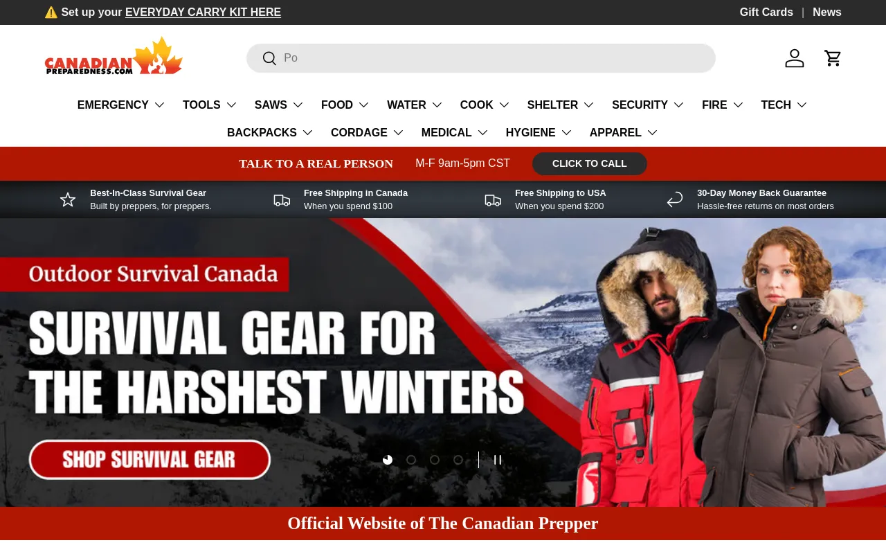 Canadian Preparedness screenshot